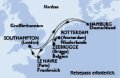 Routekarte Europäische Metropolen ab Hamburg 2023